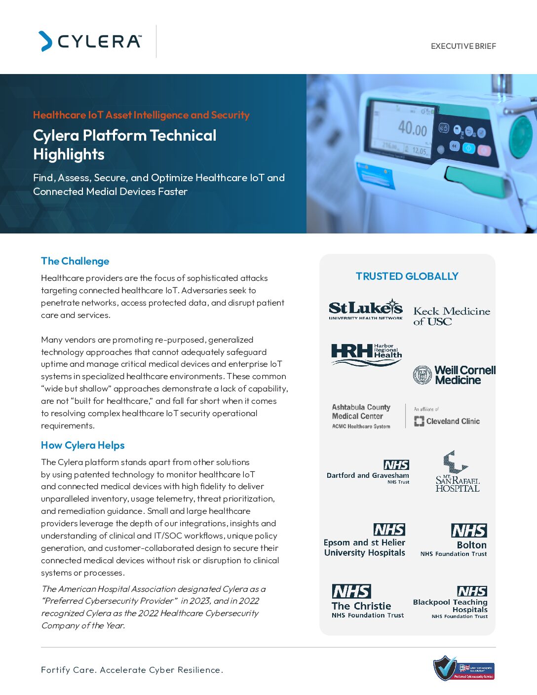 Featured image for Cylera Platform Executive Brief: Technical Highlights